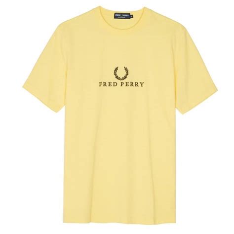 fred perry embroidered t shirt