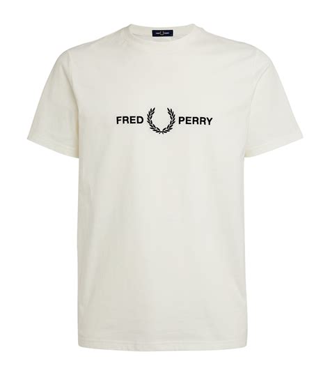 fred perry logo t shirt