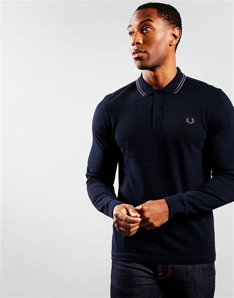 fred perry long sleeve polo