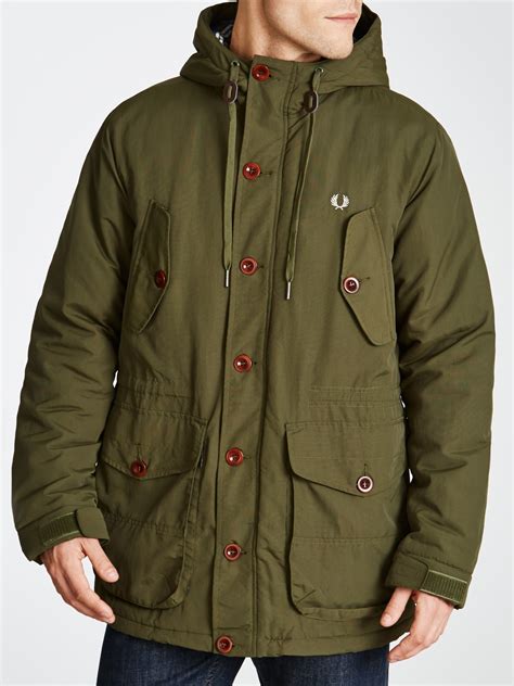 fred perry parka jacket