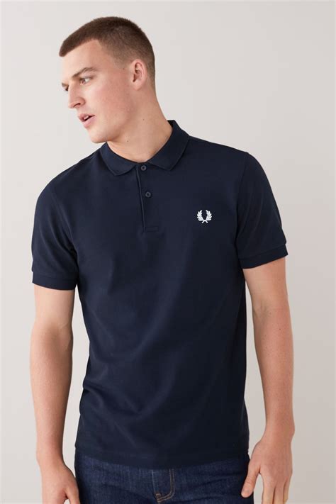 fred perry plain polo shirt size m sale