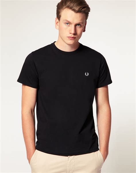 fred perry t shirt black