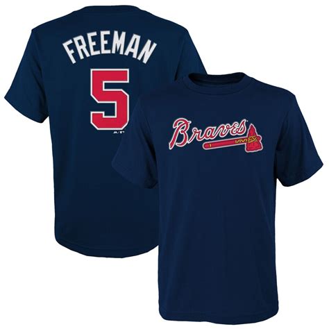 freddie freeman braves number