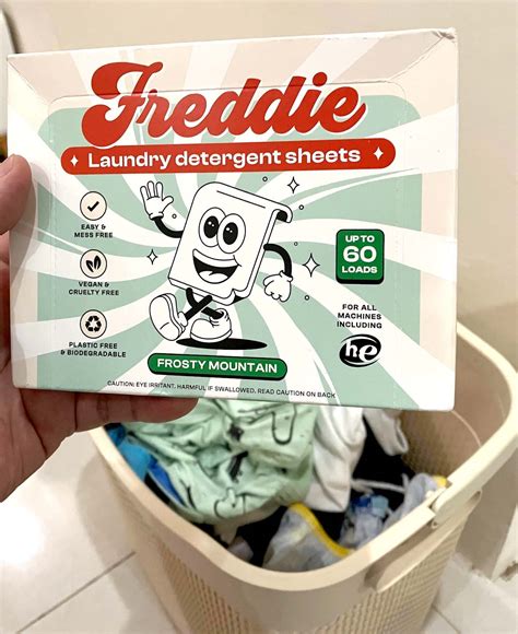 freddie laundry detergent sheets