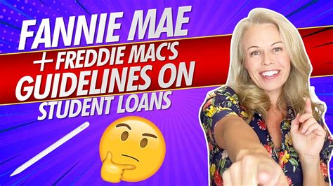 freddie mac guidelines for student loans