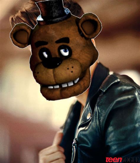 freddy fazbear x justin bieber