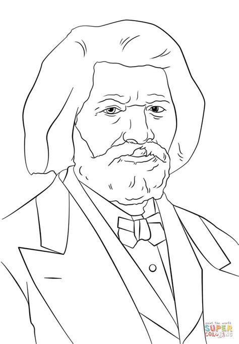Frederick Douglass Coloring Sheet