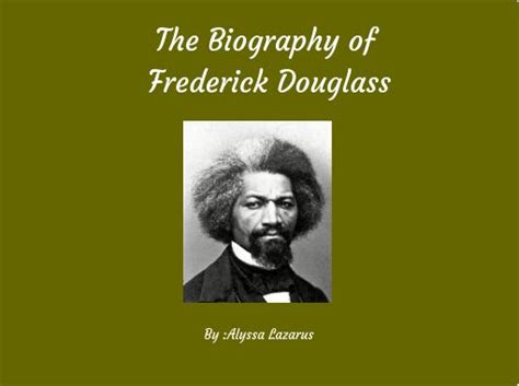 frederick douglass life story