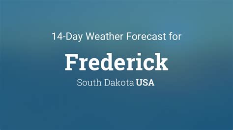 Frederick Sd Weather