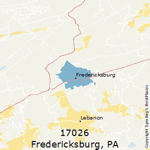 fredericksburg zip code pa