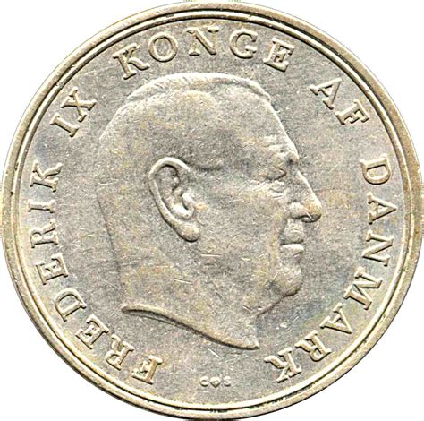 frederik ix konge af danmark 5 kroner coin