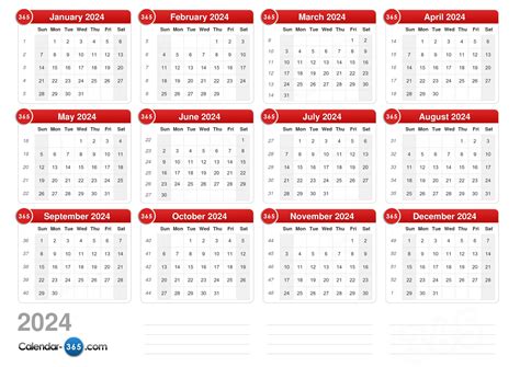 Free 2024 And 2024 Calendar