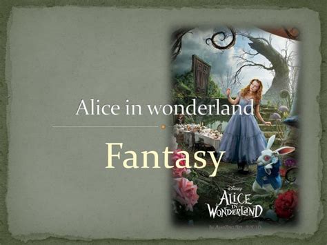 PPT Alice in Wonderland PowerPoint Presentation, free download ID