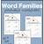 free at word family worksheets