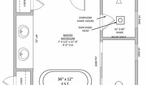 bathroom layout template - Bathroom Sections Bathroom Floor Plan