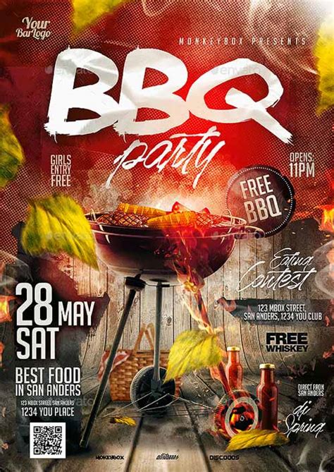 Bbq Flyer Template The Shocking Revelation Of Bbq Flyer Template AH