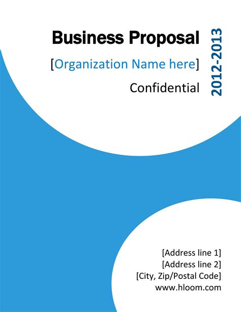 Business Proposal Form Business Proposal Format
