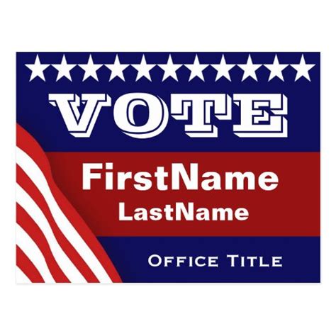 Free Campaign Cards Template Of Political Postcard Template 12 Free