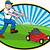 free cartoon lawn mower pictures