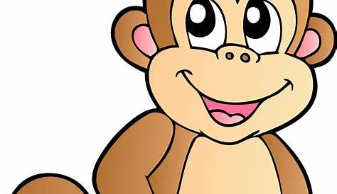 FREE Cartoon Monkey Vector Clip Art