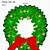 free christmas wreath printables - high resolution printable