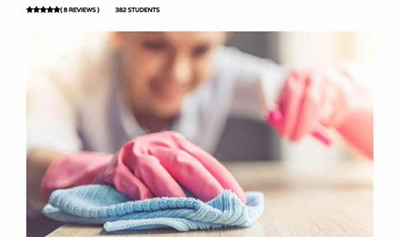free cleaning certificate courses online