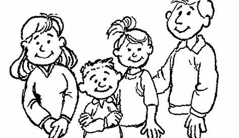 Family black and white family clip art black and white free clipart