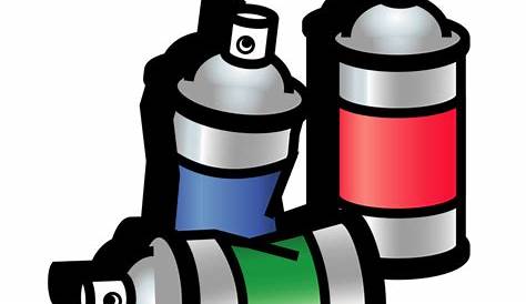 Spray Paint Clipart #1178393 - Illustration by lineartestpilot