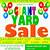free community yard sale flyer template