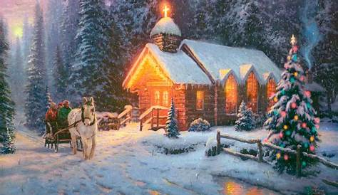 Free Country Christmas Wallpaper Backgrounds