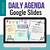 free daily agenda template google slides ideas tik tok web browser
