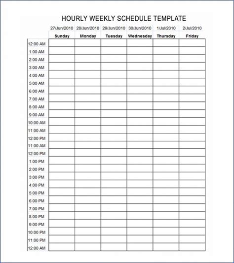 Week at a Glance Weekly planner template, Weekly planning, Planner