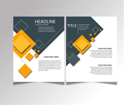 Brochure Layout template, cover design background 547494 Vector Art at