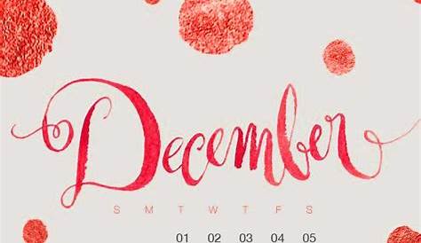 Editable Calendar December 2020