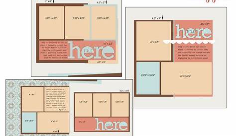 Free Digital Scrapbook Layout Template to Create Your Own Unique Pages