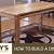 free dining room table plans