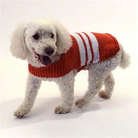 Dog Sweater Knitting Pattern {Straight Needles} Dog
