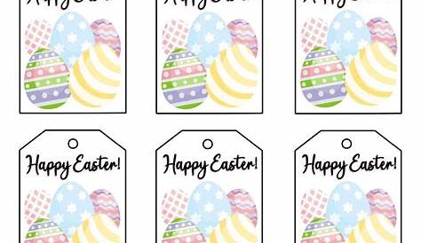 Free Easter Printable Gift Tags