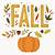 free fall printable decorations