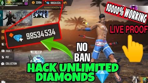Free Fire Unlimited Diamond Hack Mod Apk