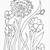 free flower coloring pages printable
