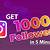 free followers on instagram 1k