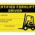 free forklift certification card template word