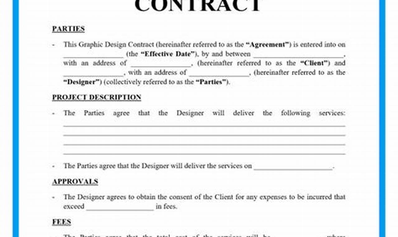 Free Graphic Design Contract