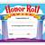 free honor roll certificate printables