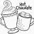 free hot chocolate coloring pages
