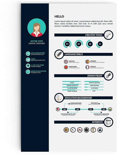 Infographic Resume on Behance