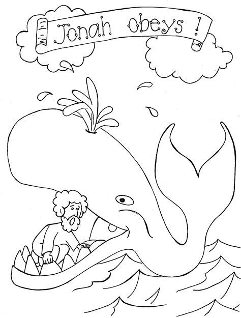 Free Jonah Coloring Pages: A Fun And Creative Way To Learn Bible Stories