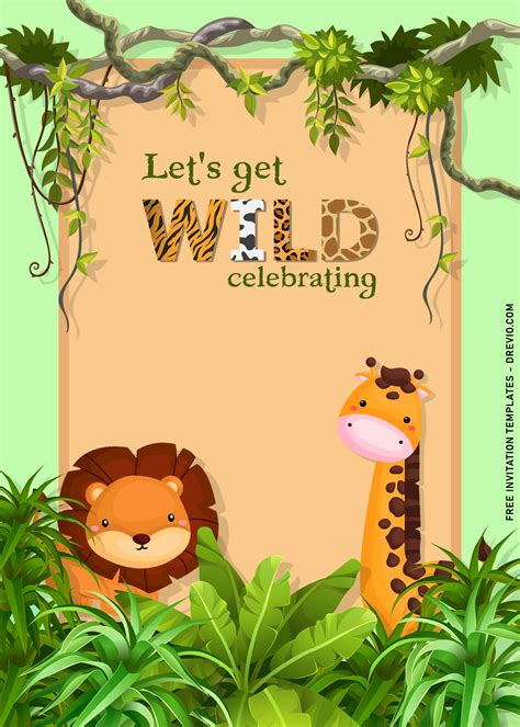 Free Jungle Party Printables from Printabelle Catch My Party