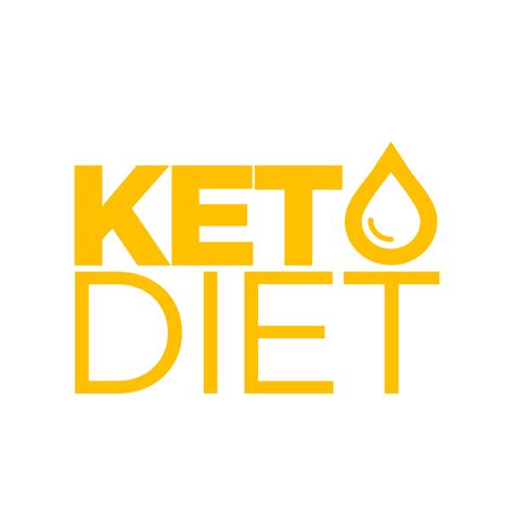 Keto icon badge logo ketogenic diet stamp Vector Image
